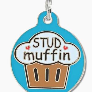 Stud Muffin Durable Dog Collar Charm